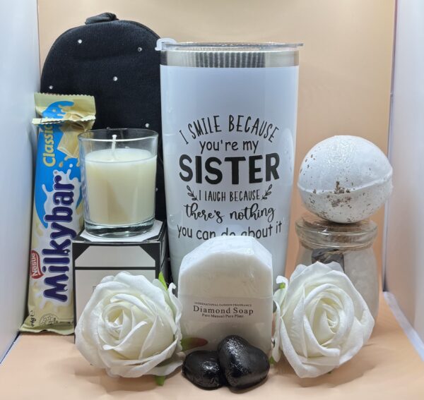 A giftbox designed for a sister