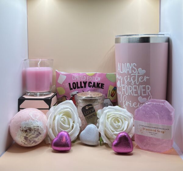 A giftbox designed for a sister