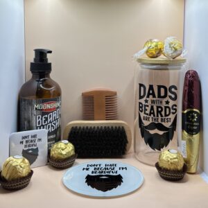 A Giftbox designed for a man with a beard