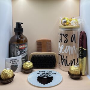 A Giftbox designed for a man with a beard